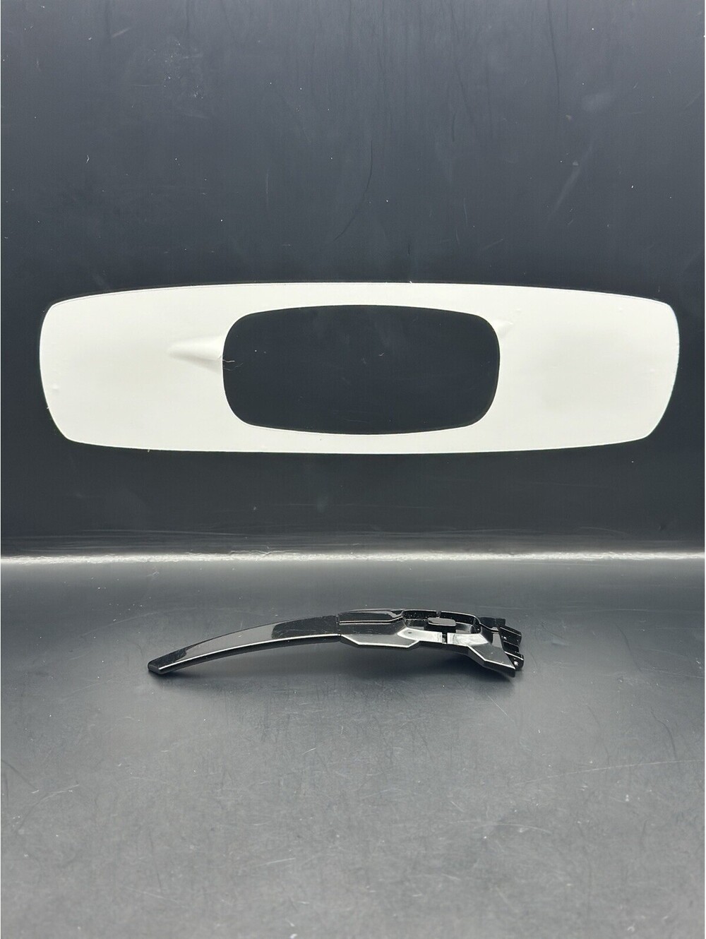 Oakley Oil Rig II Polished Black OEM Right Replacement Arm (No Icon)